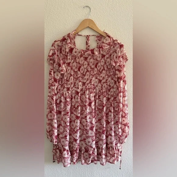 Free People These Dreams Floral Mini