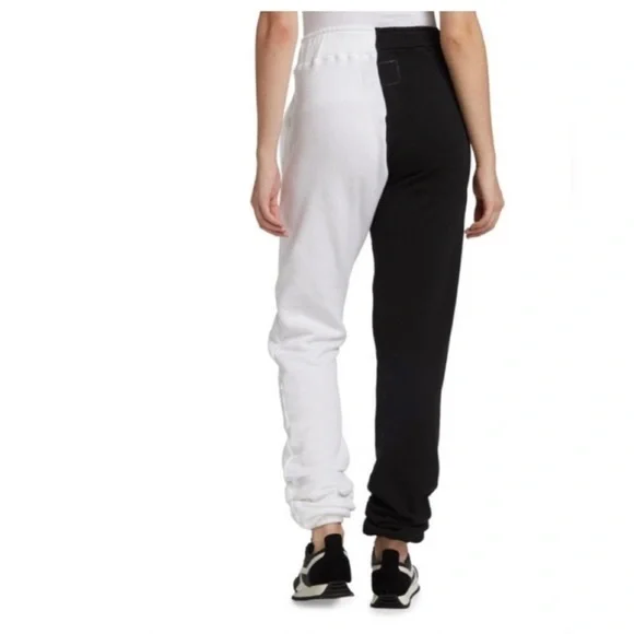 La Detresse The Lovers Leo Jogger Pants Size Sm - Black & White NWT