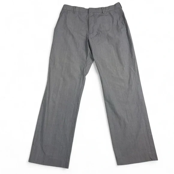 Banana Republic Mens 34x32 Gray‎ Glen Plaid Pants Dark Academia Preppy Old Money