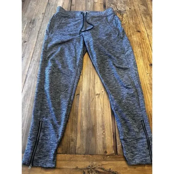 Athleta Skyline Joggers Size Medium Ankle Zip Drawstring Athleisure