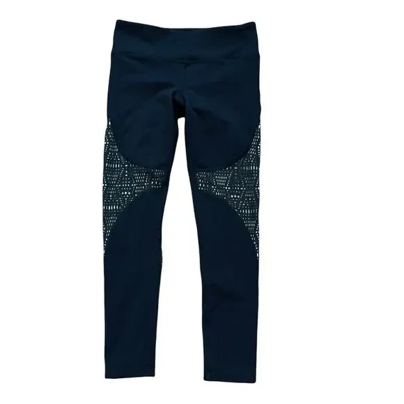 Alo Laser Cut Legging Black Size Small