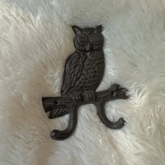 Iron Owl Wall Hook