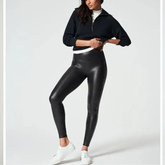 Spanx Faux leather Leggings XS