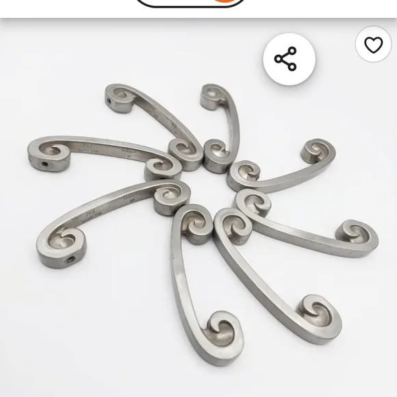 Elegant Silver Furniture Decor Hooks