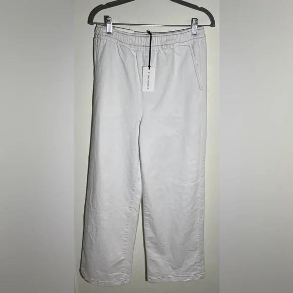 WeWoreWhat White Straight Leg Pull On Jeans