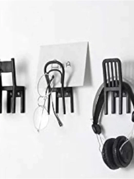 IKEA Set of 3 Chairs Plastic Hooks NWT