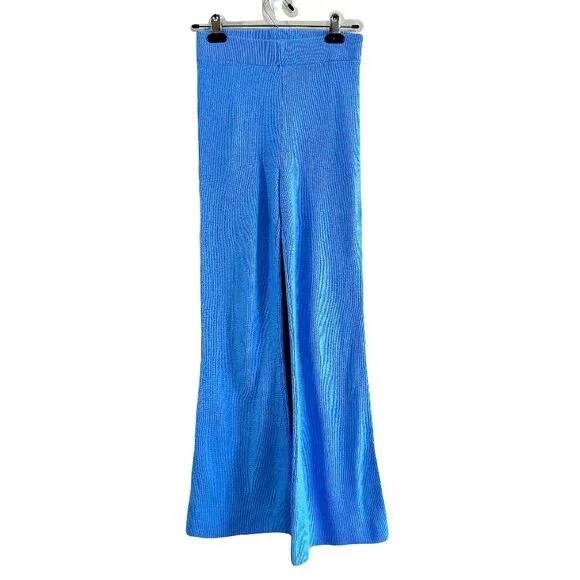 Asos Design Light Blue Knit Stretch Comfort Pants