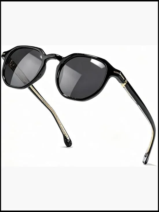 Classic Round TR90 Frame Polarized UV400 Sunglasses for Driving