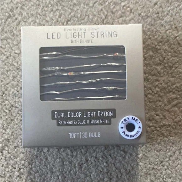 Everlasting Glow LED Light String with Remote