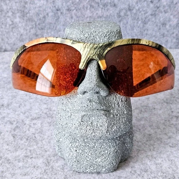 Vintage Camo Wrap Sunglasses Amber Lens GTV Z87+ Sport Tactical Hunting Mens