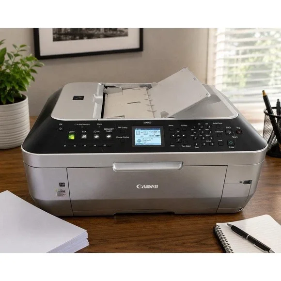 Canon PIXMA MX860 All-In-One Inkjet Printer Copier Scanner Fax Tested