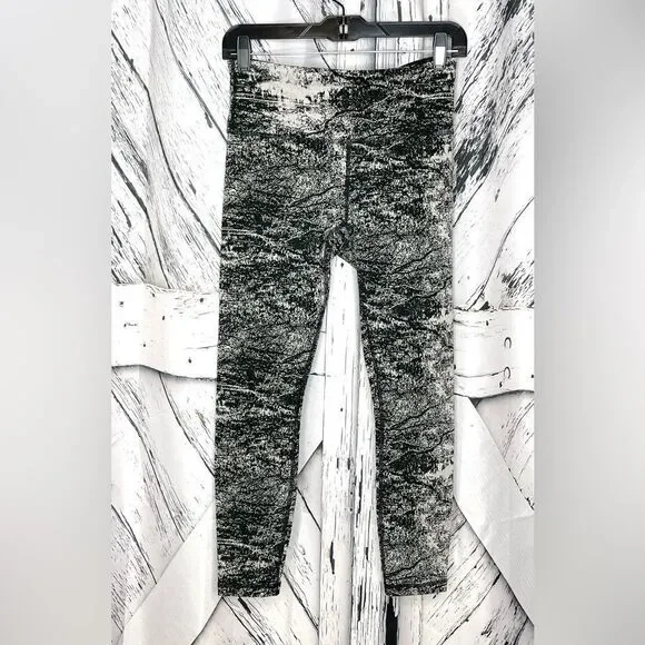 ATHLETA Elation Glades mid-rise black/gray leggings tight S