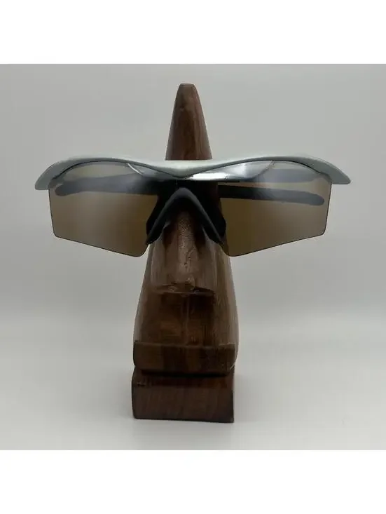 Smith Wraparound Sport Sunglasses Gray Black Brown Lens