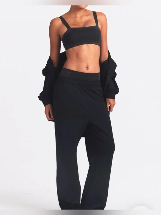 NikeSKIMS Matte Tricot Side-Snap Pants Size Small
