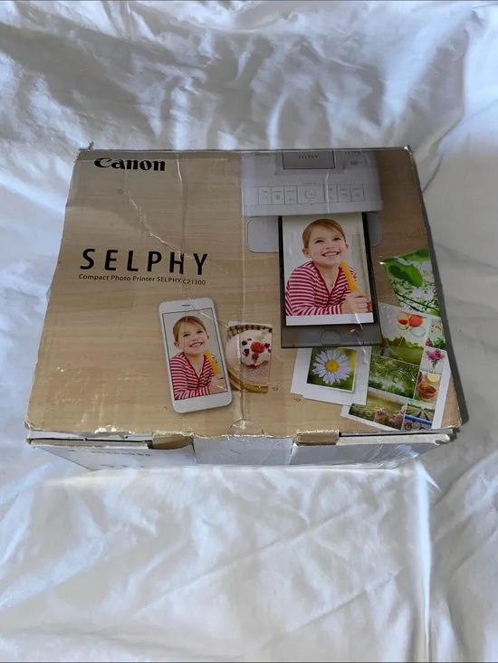 Canon SELPHY CP1300 Compact Photo Printer - White