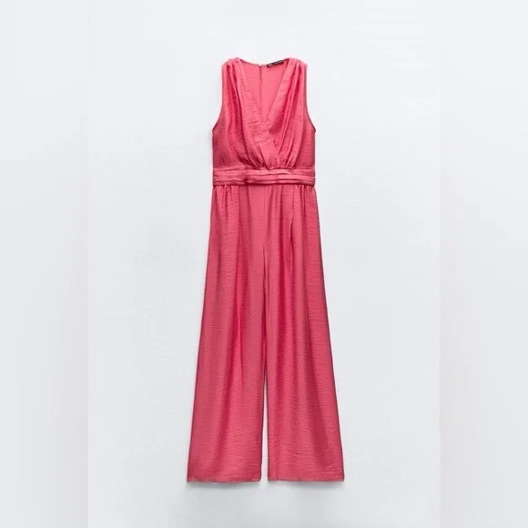 Zara Vibrant Sleeveless Jumpsuit