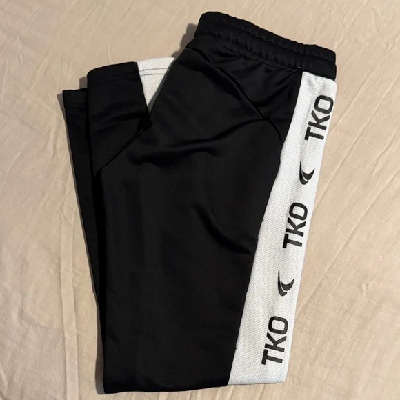 💜3/$12💜 TKO Black and White Track Pants