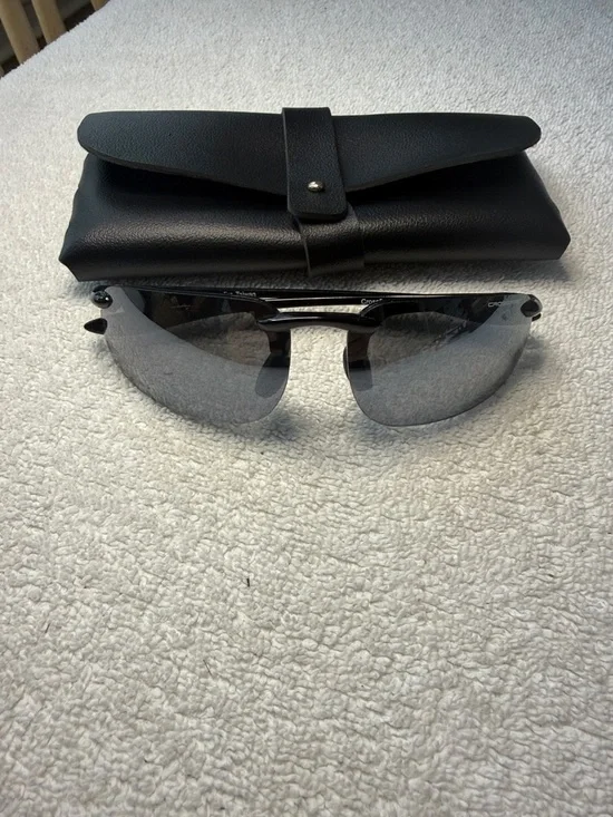 Crossfire Thin Flexible Curved Sport Designer Wrap Sunglasses