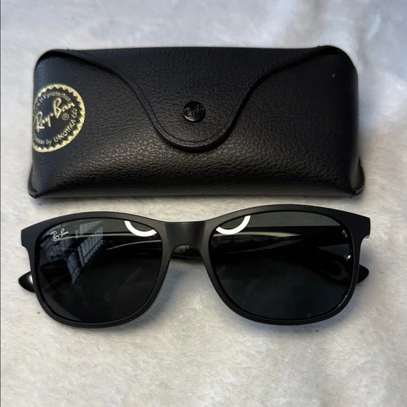 Ray-Ban RB4202 ANDY 6069/71 Black Sunglasses 55-17-145 MADE IN ITALY