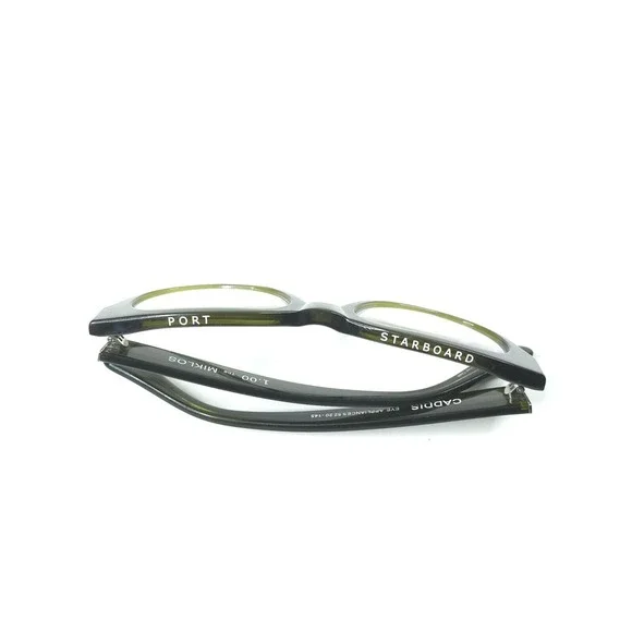 CADDIS Miklos Port Starboard Full Rim Eyeglasses 1.00 52 20-145 Frames‎ Only