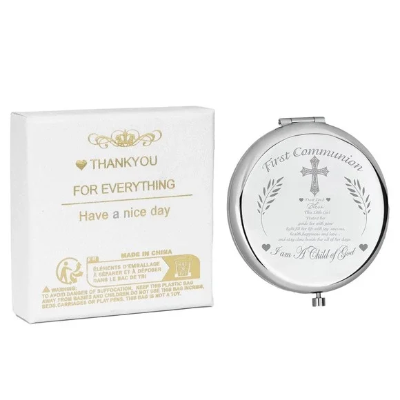 First Holy Communion Present for Family First Communion Makeup Mirror for Fir...