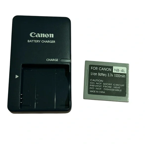 Canon Battery Charger and Battery Set