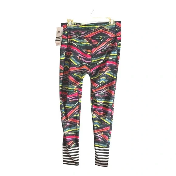 Womens Adidas‎ Performance Highrise Climalite Leggings NWT sz LG