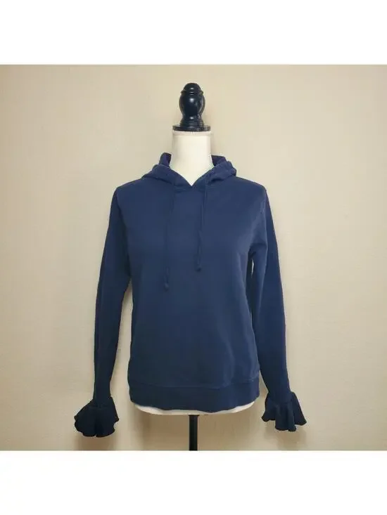 J. Crew Flare Sleeve Hoodie Large