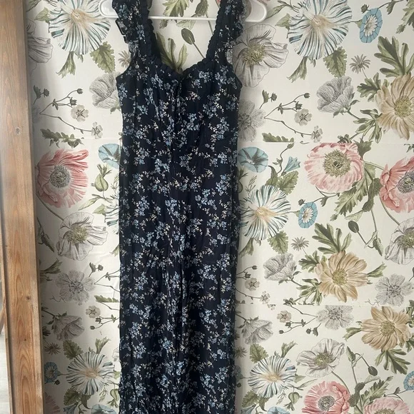 Women's Floral Sleeveless Jumpsuit