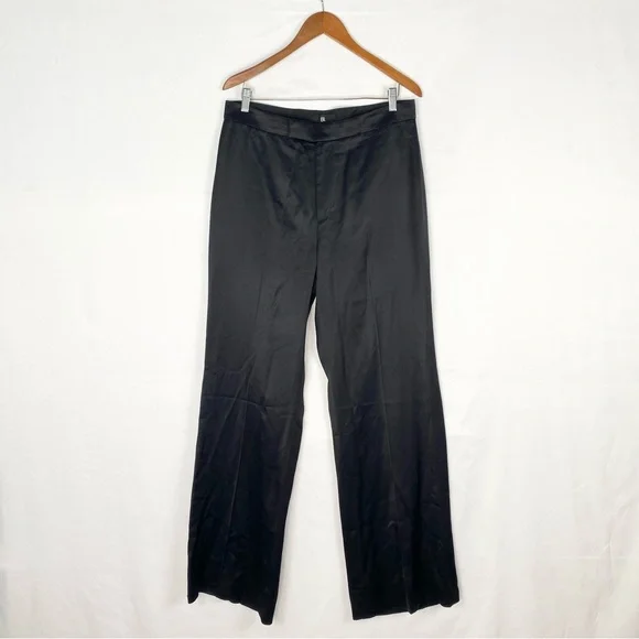 Banana‎ Republic Satin Wide Legs Pants High Rise Size 12L