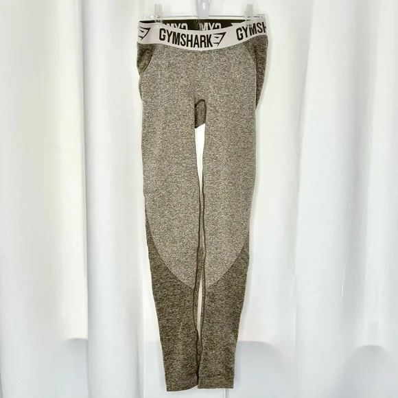 GYMSHARK Flex Leggings Olive Green