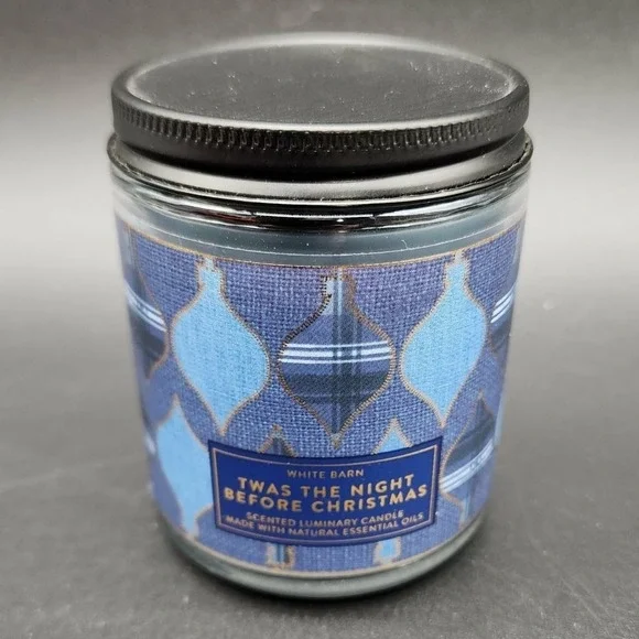 White Barn Twas The Night Before Christmas Scented 7oz Single Wick Candle New