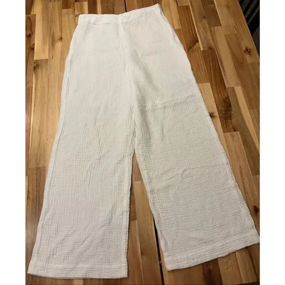 Cloe Cassandro Wide Leg Cotton Pants