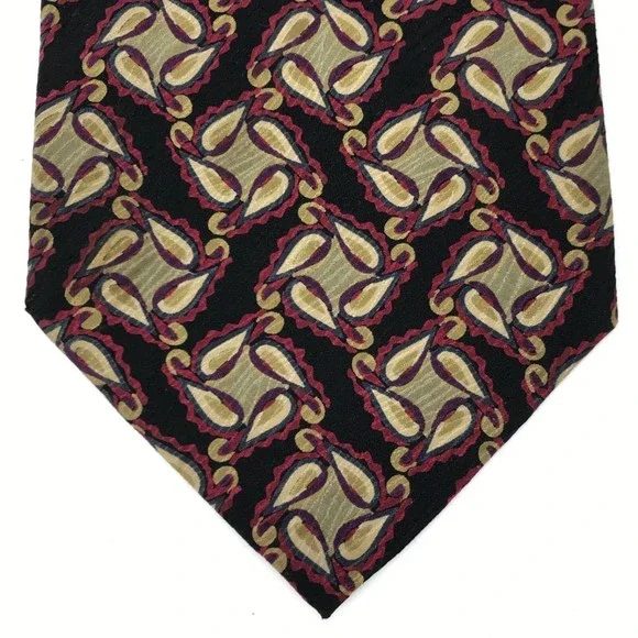 JHANE BARNES Tie Original Fabric 100% Silk Japan Geometric Men’s Necktie 👔 57