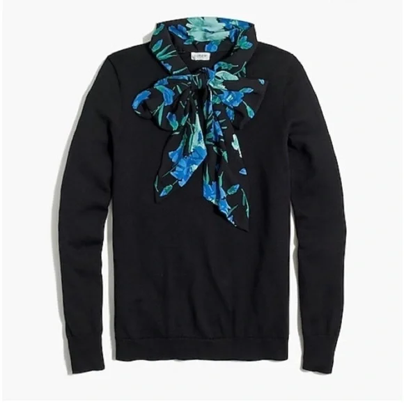J. Crew Scarf Pullover Sweater Size XS NEW