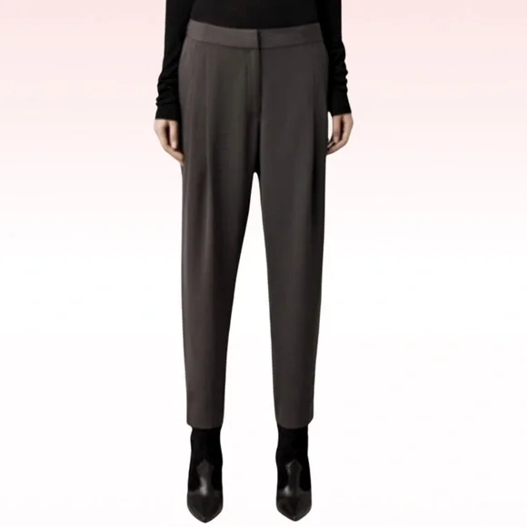 ALL SAINTS Roos Pleated Trouser Pants (Sz 0)