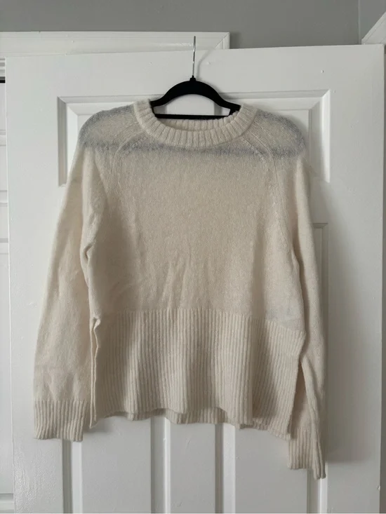 J.Crew Alpaca Blend Crewneck Sweater | Size Small | Ivory