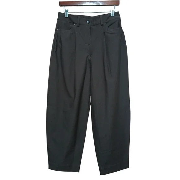 Lululemon Utilitech Wide-Leg Cropped Pants Espresso Brown Size 28 LW5FF8S