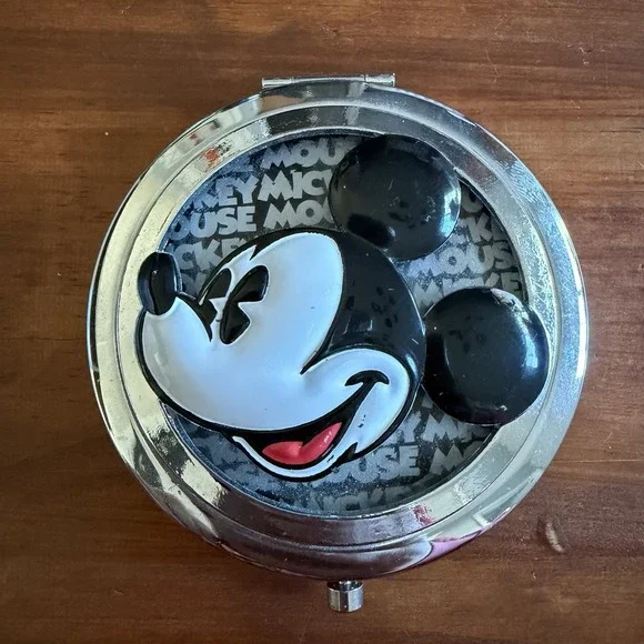 Disney MICKEY‎ MOUSE GLASS COMPACT MIRROR