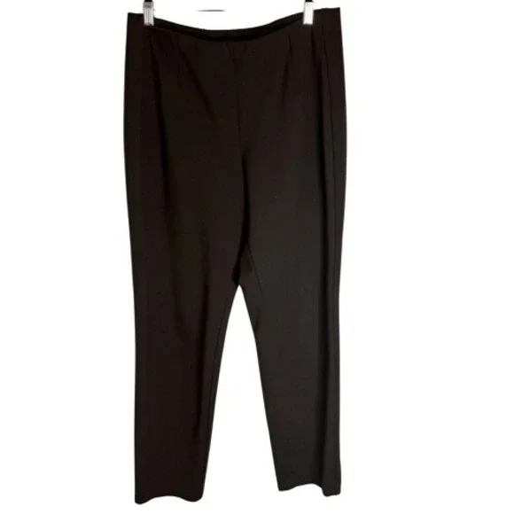 J.Jill Ponte Pull On Slim‎ Leg Brown Pant Size Medium Womens Work Wear Career