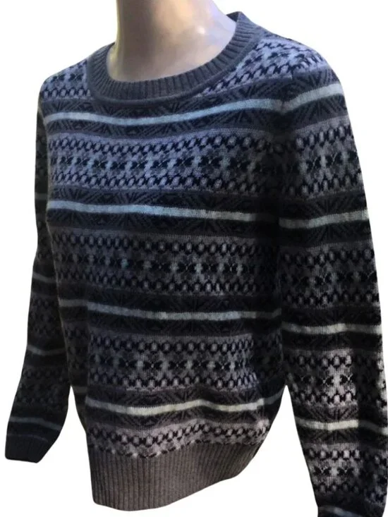 J. Crew Fair Isle Wool Blend Sweater - S