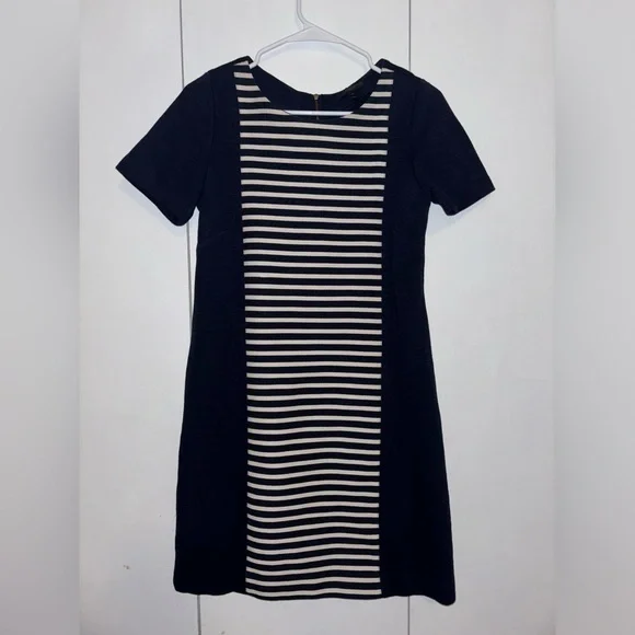 J. Crew striped front dress