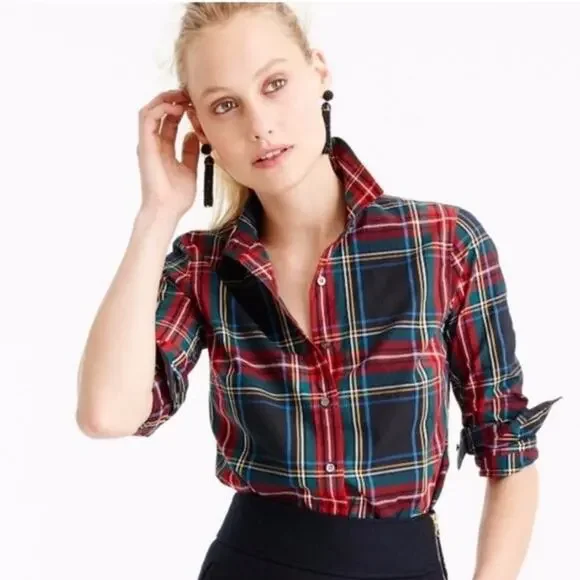 J.Crew Tartan Perfect Shirt
