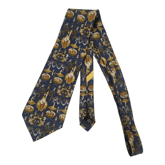 Ferragamo silk‎ tie New
