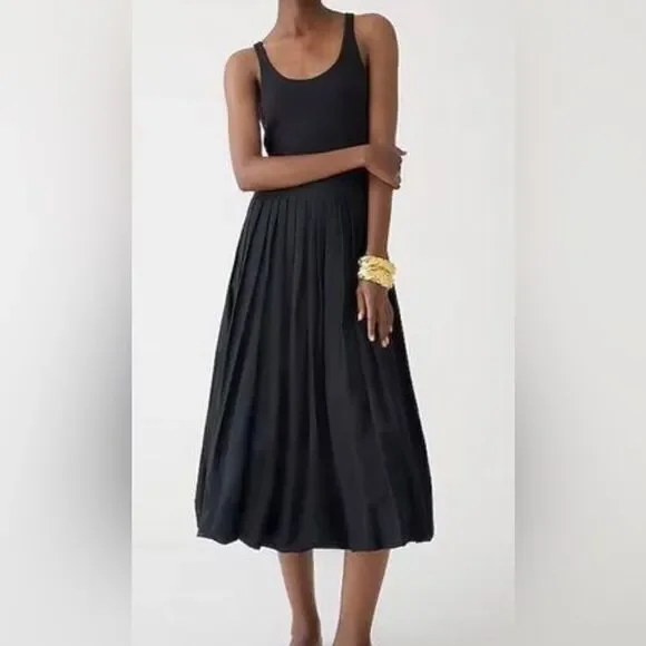 J.Crew Fitted tank dress with poplin bubble skirt NWT Size XXS
