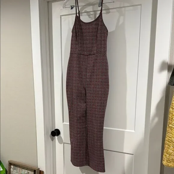 Women's Black and Red Jumpsuit