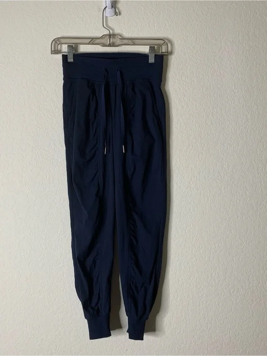Lululemon womens true navy blue dance studio mid rise joggers 0