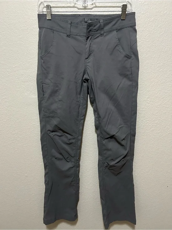 Prana Y2K Gray Low Rise Hiking Pants Size 0 Gorpcore Outdoor