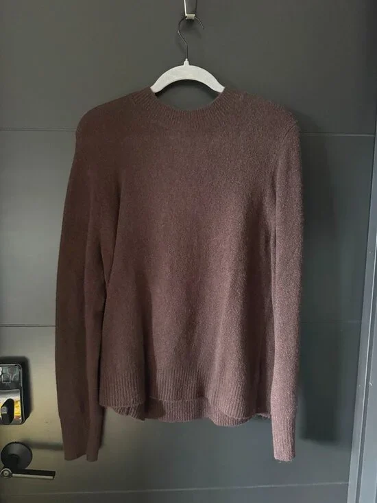 J.Crew Extra-Soft Brown Crewneck Sweater Size L