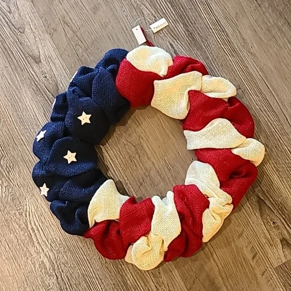 American Flag 18 Inch Wreath
